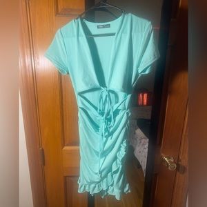 Green dress summer dress